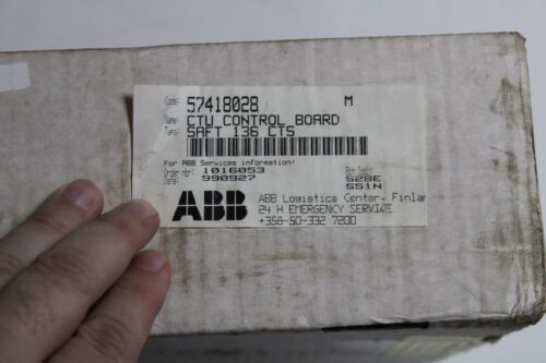 57418028 3AFE57418028 CTU CONTROL CARD SAFT 136 CTS ABB