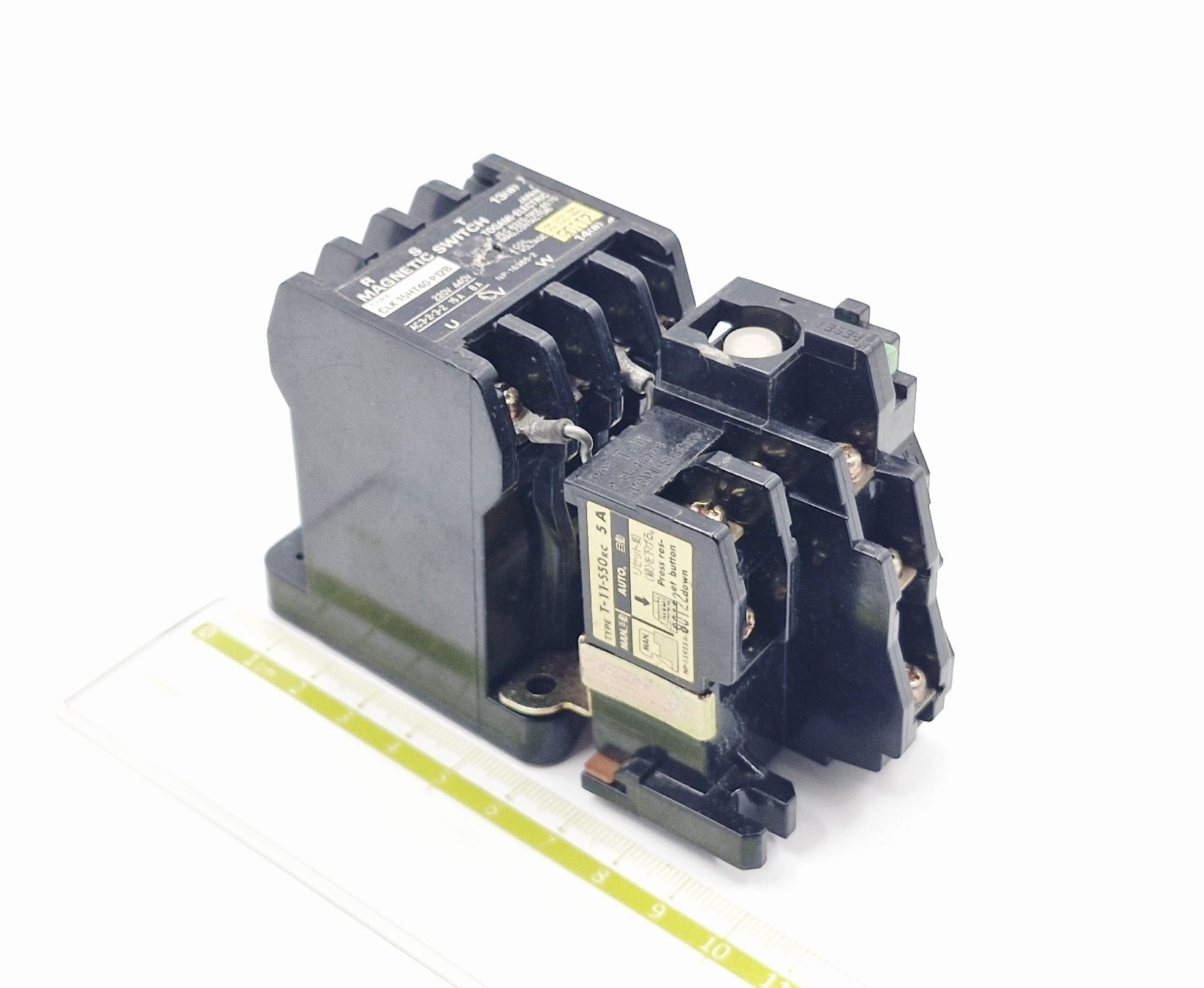 CLK-15HT40-P12B 8A 200-220VAC 4kW 440V 3P 1NО TOGAMI-ELECTRONIC контактор с тепловым реле 5A
