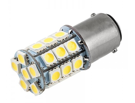 BA15d 5W 12VDC 27SMD LED лампа светодиодная малогабаритная 45х20mm