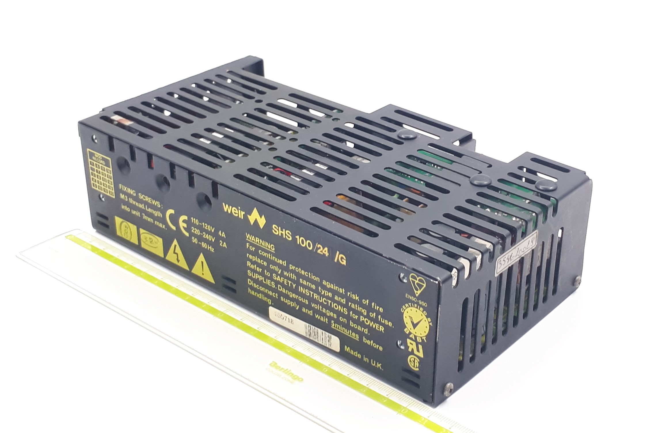 SHS100-24/G 100W 220-240VAC/110-120VAC 2/4A 24VDC Weir блок питания