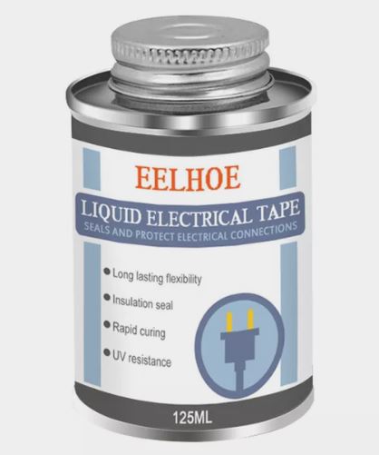 Eelhoe 125ml герметик электроизоляционный черный