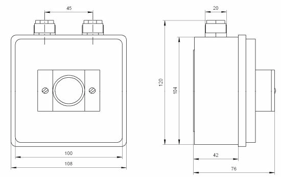 ИРВ-01 IP56 Извещатель адресный ручной водозащищенный, Редакция 2 (с декларацией МС)