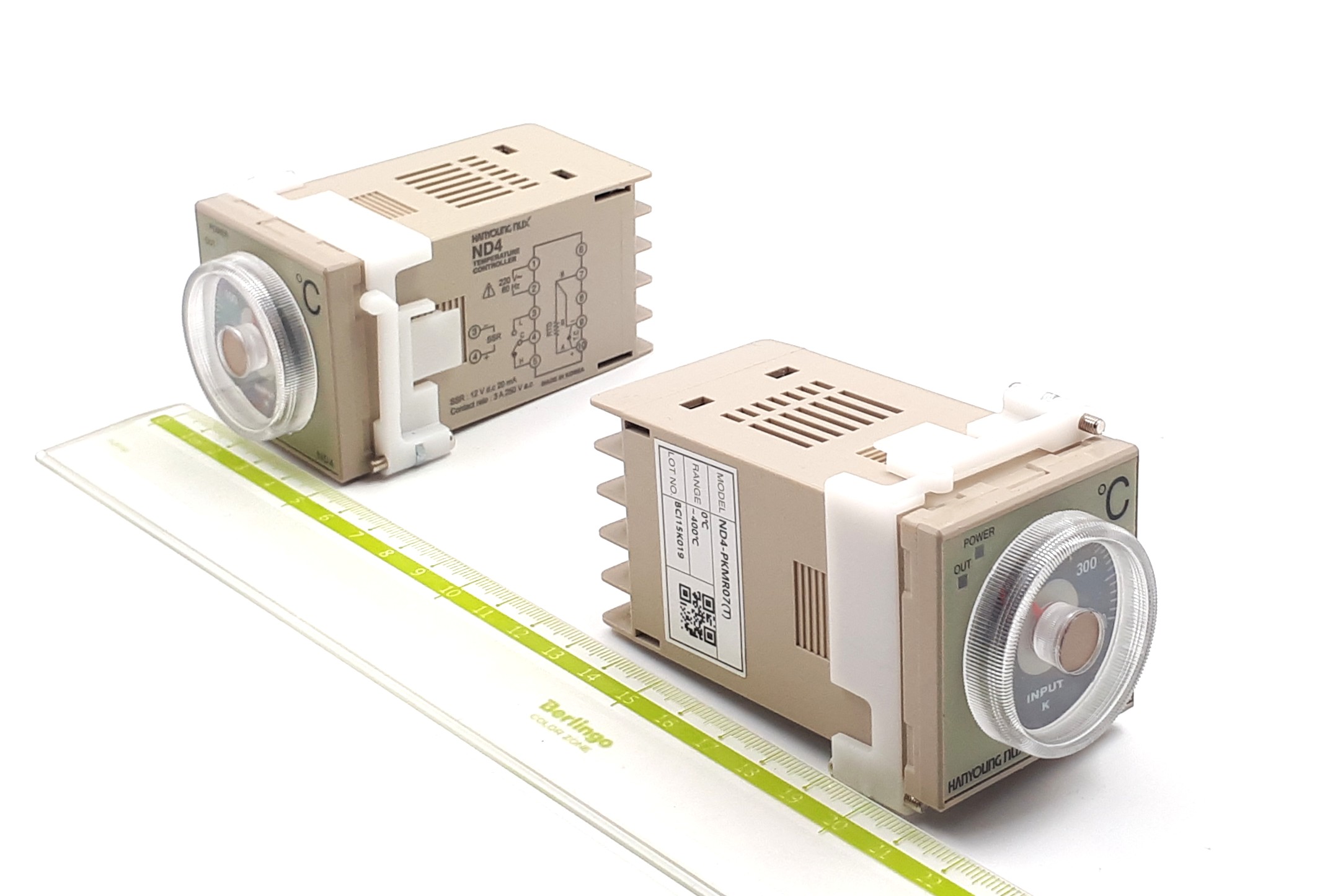 ND4-PKMR 0+400°С Typ K 230VAC 60Hz 1NO+1NC HANYOUNG NUX контроллер температурный (48x48)