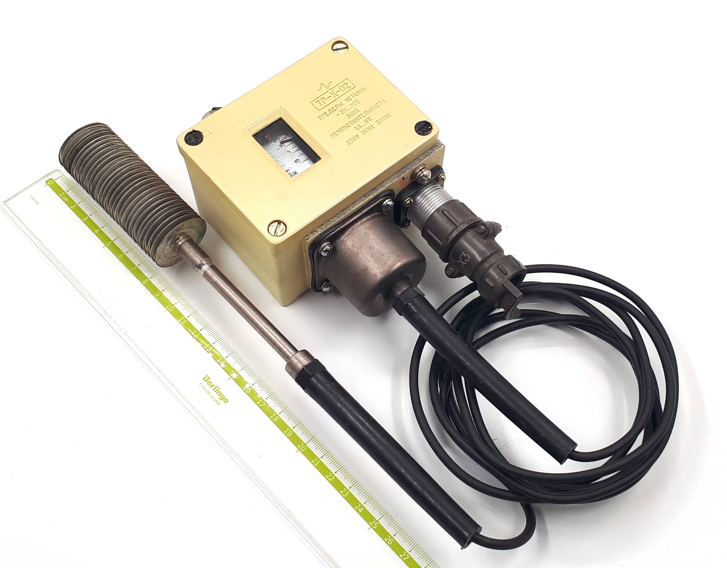 ТР-К-02 -20+10°С 2,5m датчик реле температуры оребренный