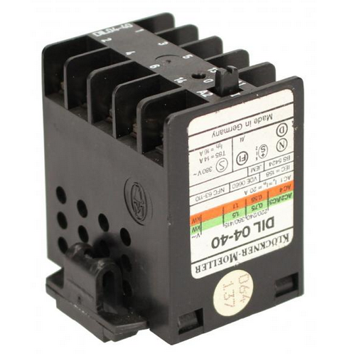 DIL04-40 20A 230VAC 1,5kW 380-440V 4NO Klockner-Moeller контактор 