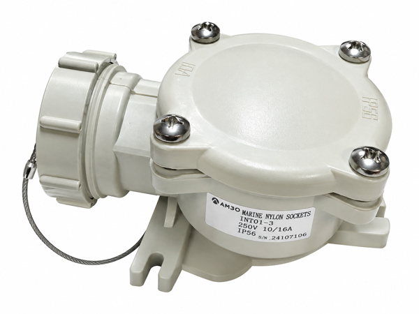JN101-3 2P+E 10A/16A 250V IP56 АМЭО розетка судовая