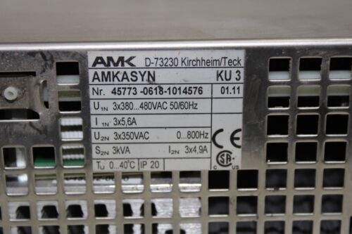 AMK Amkasyn KU 3 / 45773-0618-1014576/ v01.11/ Power Module