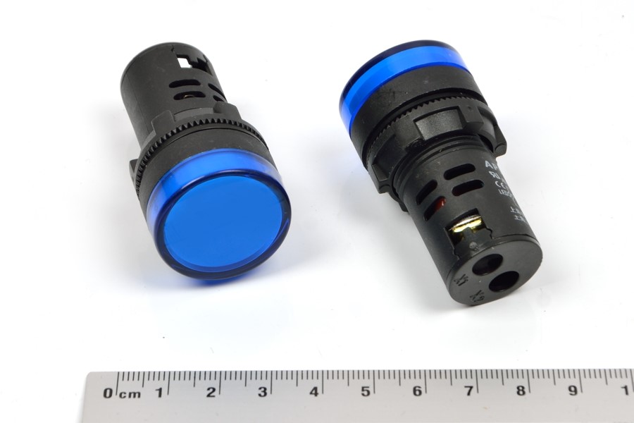 AD16-22HS 380VAC (синий) индикатор светодиодный