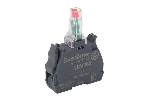 SBVM4 230-240VAC Systeme Electric (красный) индикатор светосигнальный