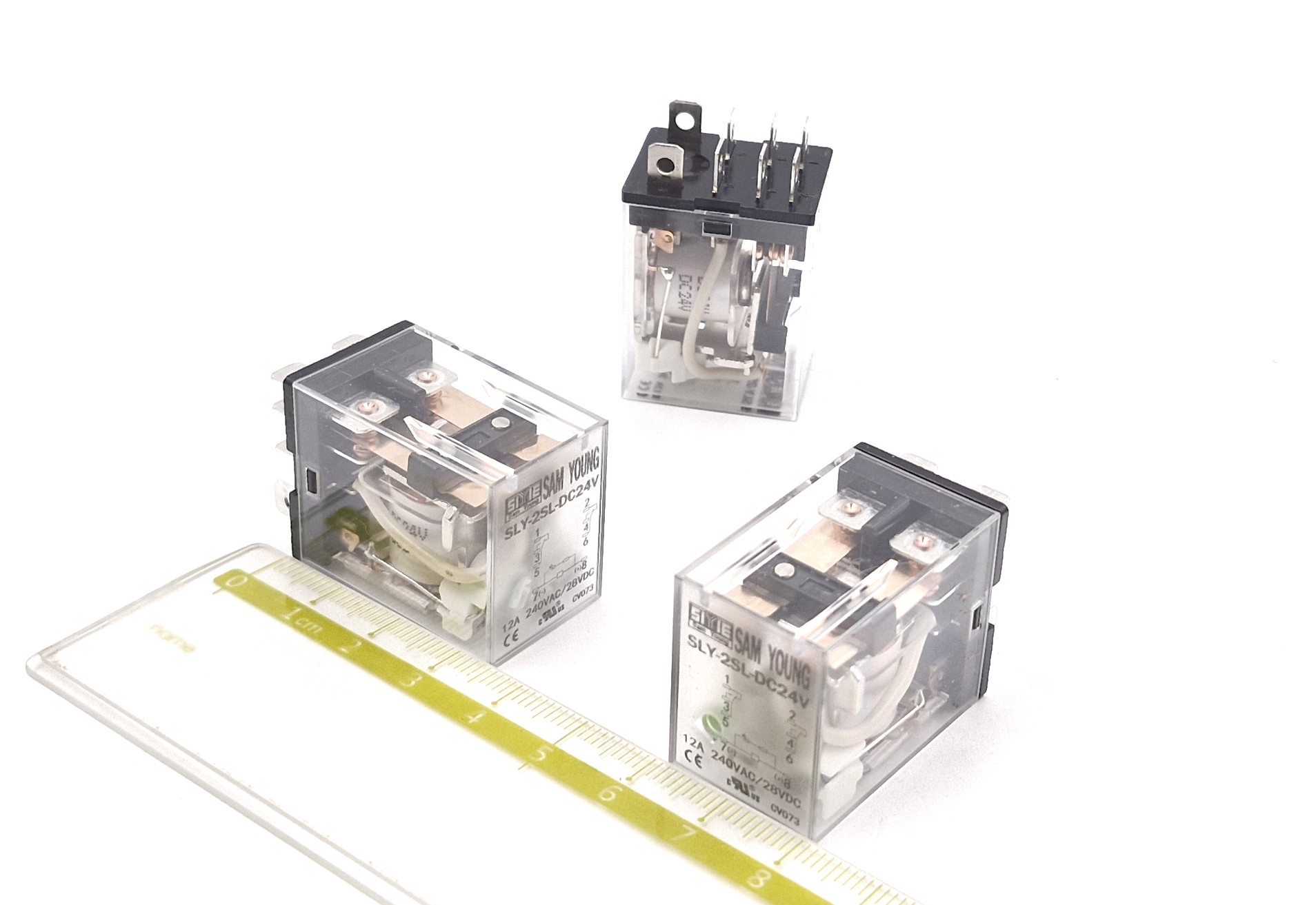 SLY-2SL-DC24V 12A 24VDC 2NO+2NC Samyoung Electric реле промежуточное (LY2)