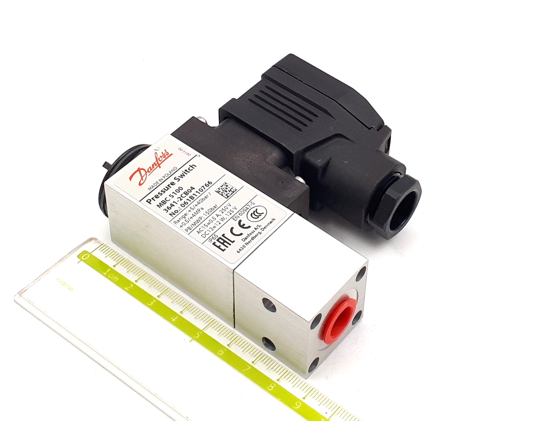 MBC5100-3641-2CB04 061B110766 5-40bar G1/4Rc Danfoss реле давления 