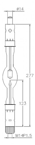 1000W 20V XM1000HTP/G ASL лампа ксеноновая