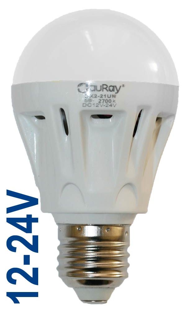 E27 5W 12-24V 2700K BX2-21UW TauRay лампа светодиодная