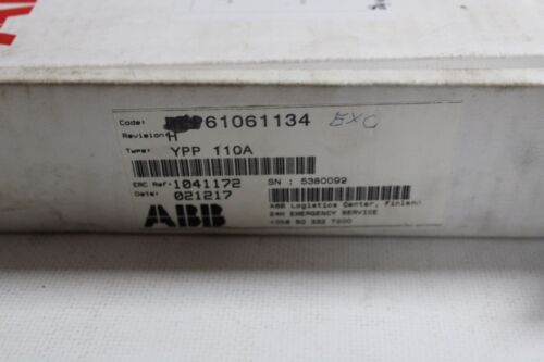 EXC61061134 APPLICATION CTRLR YPP 110A BOARDRACK MODEL WITHOUT SOFTWARE ABB