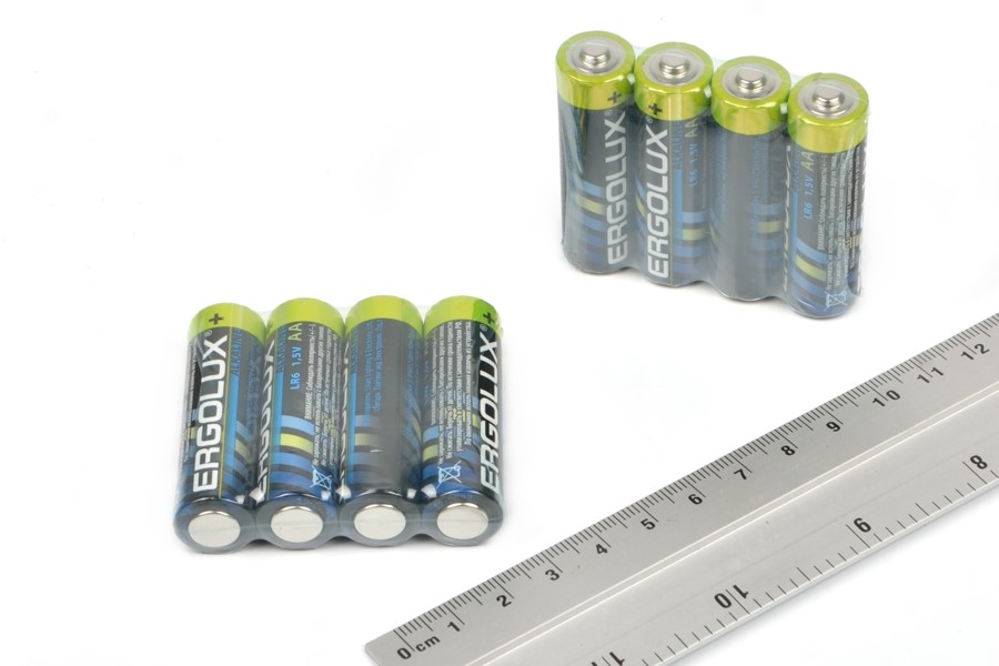 AA 1,5V LR6 Ergolux батарейка алкалиновая