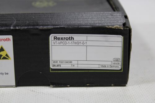 REXROTH Pump Controller Card VT-VPCD-1-17-V0/1-0-1 MNR: R901044346