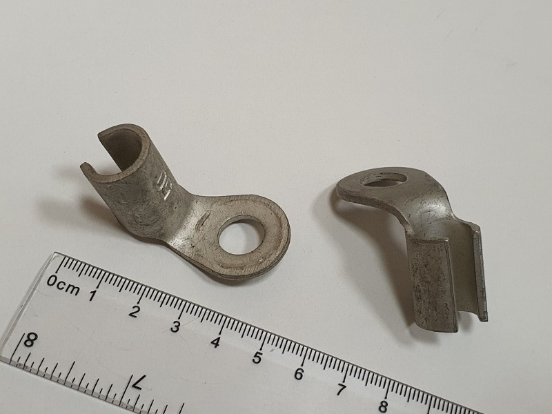 П 50-10 (ПГ-28) наконечник угловой 90° медный луженый под пайку П 50-10 (ПГ-28) наконечник угловой 90° медный луженый под пайку