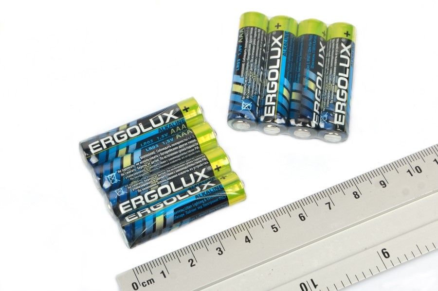 AAA 1,5V LR03 Ergolux батарейка алкалиновая