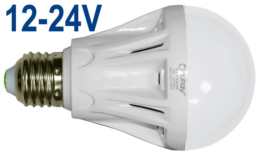 E27 7W 12-24V 4000K BX2-22UN TauRay лампа светодиодная