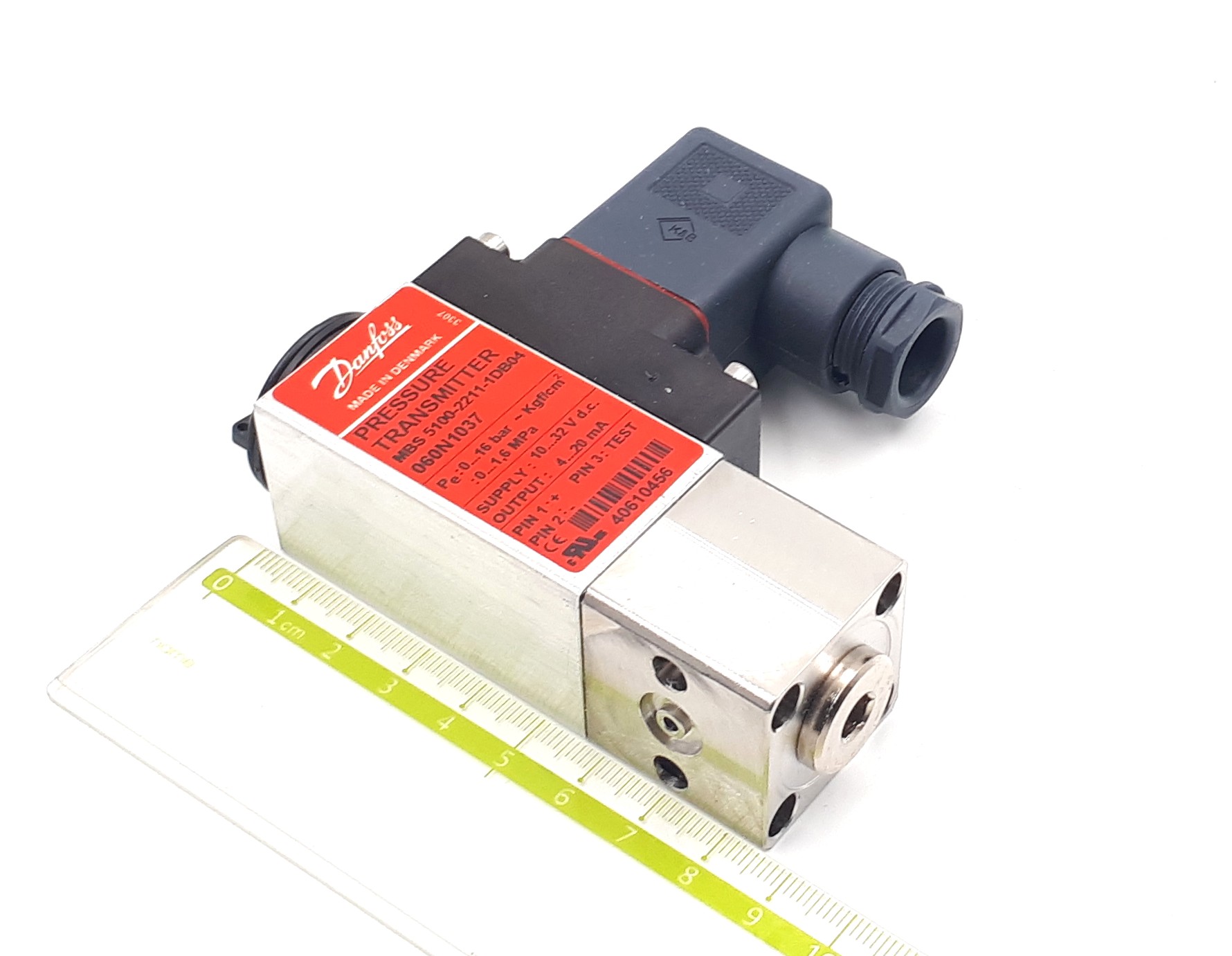 MBS5100-2211-1DB04 060N1037 0-16bar 4-20mA 10-32VDC G1/4Rc Danfoss преобразователь давления 