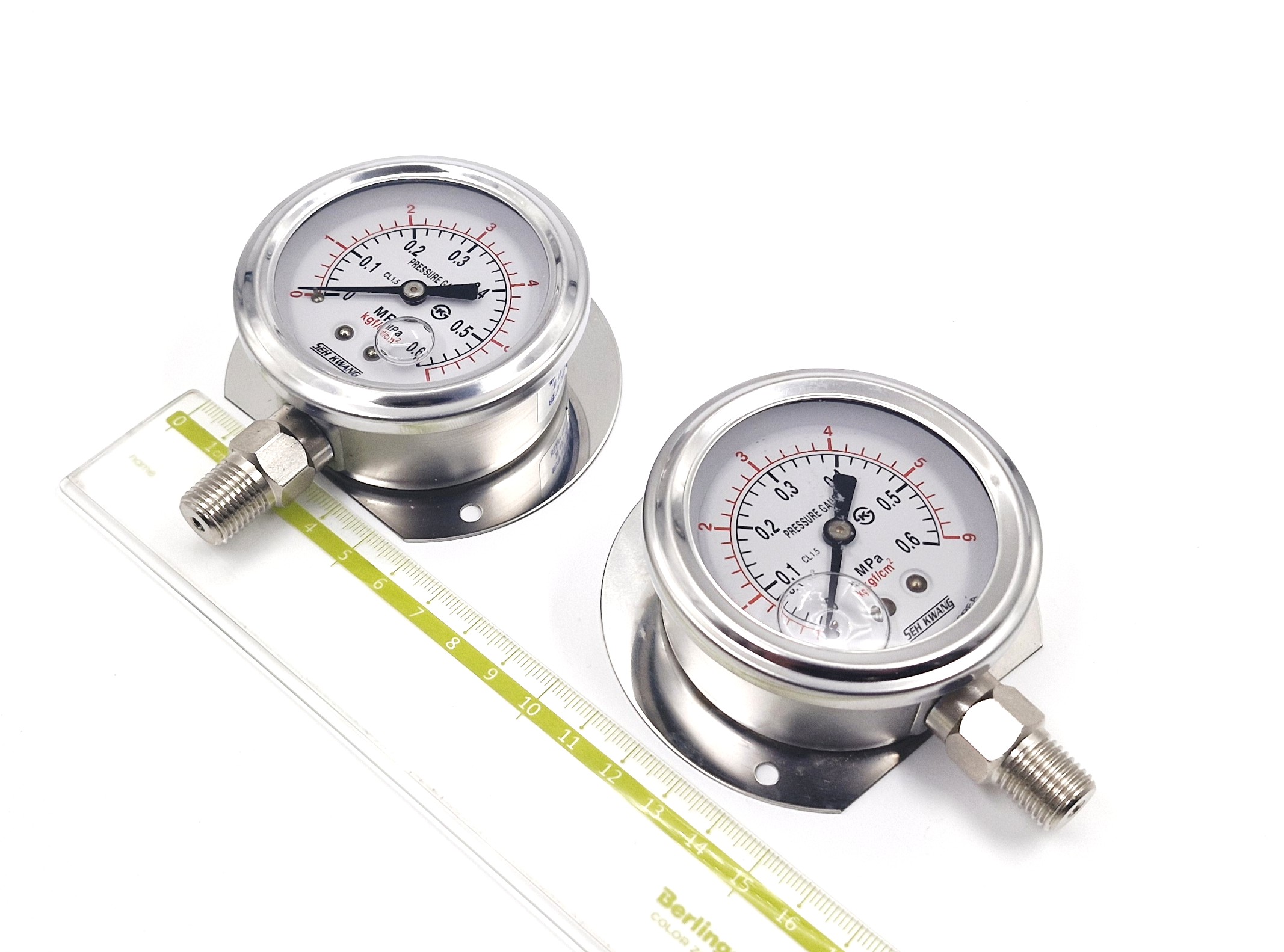KSB5305 0-0,6MPa 60mm G1/4R Ф манометр виброустойчивый