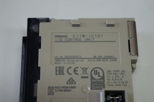 PLC CJ1W-IC101 I/O Control Unit CJ1WIC101 Omron