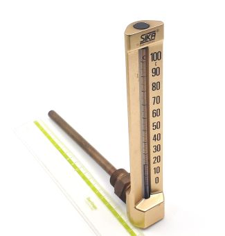271B 0+100°С 160/10mm G1/2R Sika (угловой) термометр виброустойчивый