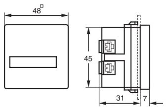 BW40.18 110/115VAC 50Hz Muller счетчик времени наработки