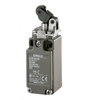 E100-00-CM 6A 500V IP56 (рычаг с роликом нажимной) выключатель концевой