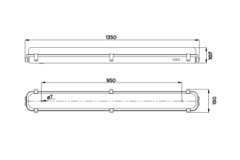 GL-481CD-101538 52W 230VAC IP67 4000K (БАП) АМЭО светильник светодиодный аварийный