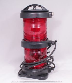 CXH6-101P 360° 2х65W P28s РМРС LZ фонарь сигнально-отличительный круговой стационарный красный
