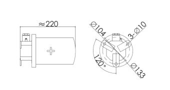 CXH7 25W 220VAC BAY15d LZ фонарь сигнально-отличительный отличительный синий