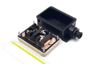 BEW-210 15A 440V 1P IP65 NUX Пуск-Стоп пост кнопочный водозащищенный