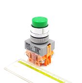 BK22-ABLF-GRN d22mm 1NO+1NC IP54 DEKraft (зеленая) кнопка управления
