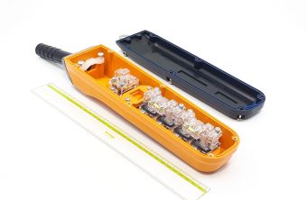 HY-P1024SBB 2P 6A 250VAC IP65 пост кнопочный тельферный