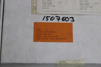 58052914 CYCLO CONVERTER 51061B VOLTAGE MEASUREMENT UNIT ABB