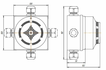 ИК65 65°С IP44 извещатель пожарный комбинированный 20-50%