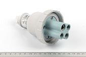 PN-4D 3P+E 20A 250V IP56 АМЭО вилка судовая