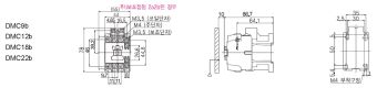 DMC22b 22A 380-440VAC 11kW 380-440V 3P 2NO+2NC Dong-A контактор