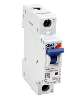 BM63-1C6-ОМ4-РЕГ 6A OptiDin 1P AC КЭАЗ 260515 выключатель автоматический