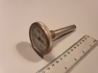 ТК-150-75 0-150°С Ø63 75/10mm M27х2R термометр биметаллический