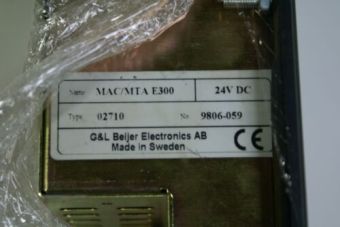 BEIJER ELECTRONICS MAC/MTA E300 24VDC