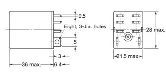 SLY-2SL 10A 200-220VAC Omron реле промежуточное