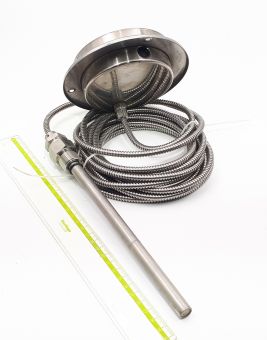 TDF100-650-G5 0+650°С Ø100 G1/2R 200/12mm 5m термометр манометрический виброустойчивый осевой