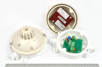 ИПК-ТУ исп. 114С IP65 бл. с розеткой - тепловой пожарный извещатель