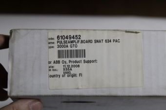 61049452 PULSE AMPLIFIER BOARD SNAT 634 PAC 3000A GTO ABB