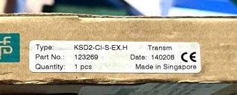 PEPPERL+FUCHS KSD2-CI-S-EX.H