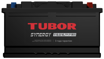 6СТ-110.0 VL 110Ah TUBOR SYNERGY аккумулятор свинцово-кислотный