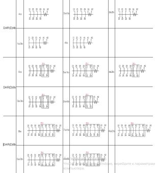 DAR8b 16A 220-240VAC 8NO Dong-A контактор