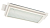 TPYD10-2GL 2x10W 100-230VAC 4000K IP22 РМРС светильник светодиодный встраиваемый
